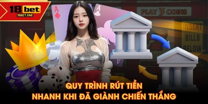 Quy trình rút tiền nhanh khi đã giành chiến thắng